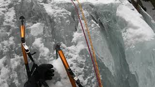 Ice Climbing - Helmet Cam - Seconding, Bear...