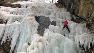 Ice Climbing - Campbell Falls (AKA Coxton...