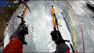 Ice Climbing - First Person View, Top Roping...