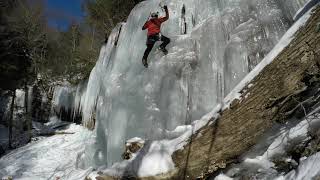 Ice Climbing - 2nd, Cradleboard Route, Ganoga...