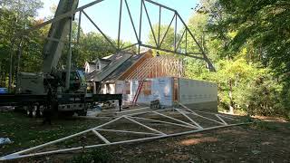 2020 Home Addition - Truss Installation (Time...