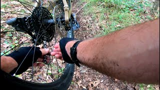 Mountain Bike - Bootleg Path Descent, Eagleton...