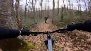 Mountain Bike - Bootleg Path Descent, Eagleton...