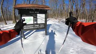 Cross Country Ski - Icy conditions on the Rock...
