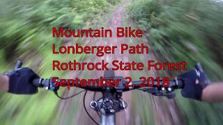 Mountain Bike - Lonberger Path, Rothrock State...