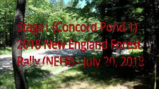 Rally Racing - Stage 1 (Concord Pond 1) at the...