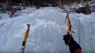 Ice Climbing - Roadside Gully - January 20, 2018