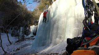 Ice Climbing - Ganoga Falls Amphitheater,...