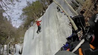 Ice Climbing - Ganoga Falls Amphitheater,...
