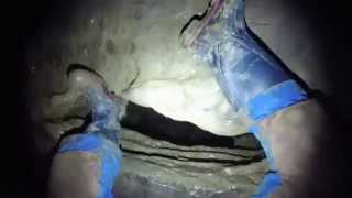 Caving - Sharer Cave (Zoomed) - May 30, 2015