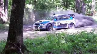 Rally Racing - David Higgins (# 75) on Stage...