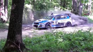 Rally Racing - David Higgins (#75) on Stage 12...