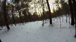 Cross Country Ski - Late afternoon ski on Sand...