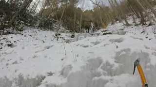 Ice Climbing - Roadside Gully - January 10, 2015