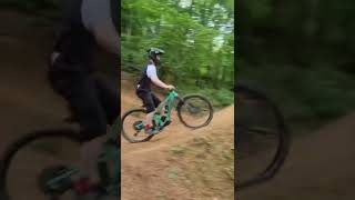 HITTING A HUGE MTB JUMP
