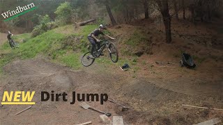 Building A Dirt Jump Landing + Steep Trails...