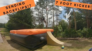Learning to backflip my MTB