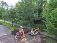 Ontario Bike Park Construction Paved Pump...