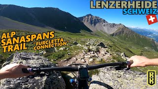 LENZERHEIDE SCHWEIZ Alp Sanaspans Trail...