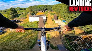 GOING HUGE AT MY SLOPESTYLE COMPOUND WITH NEW...