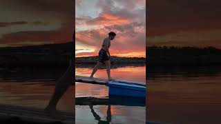 23:00 training Session - run/swim #triathlon...