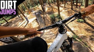 CHECKING OUT NEW BIKES AND RIDING DIRT JUMPS!!