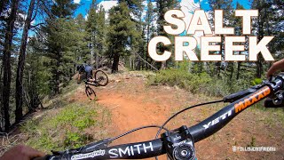 Riding Salt Creek in Durango, Colorado with...