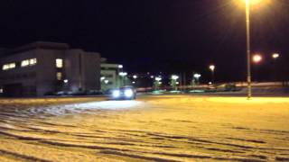 Audi Q5 S-line Quattro Drifting in the snow