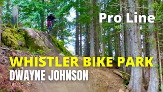 Speed Tucking Into A Pro Line. Mountain Biking...