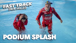 How to Celebrate a MotoGP Podium 