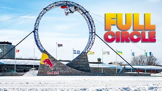 Snowmobiler Levi LaVallee Rides a Loop for the...