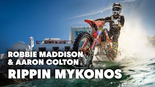 Rippin Mykonos: Riding on Water and Motorbike...