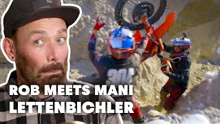 Rob Warner Tries Hard Enduro In A Snow Covered...