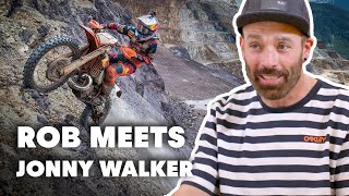 Can Jonny Walker Change A Motorbike Tyre...