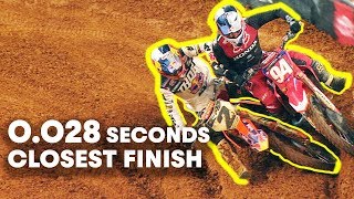 The Closest Finish Ever | Moto Spy Supercross