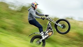 Dougie Lampkin Wheelies Entire Isle of Man TT...