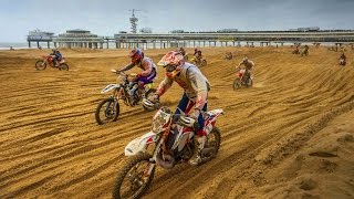Mass Dirt Bike Racing on Hague Beach | Red...