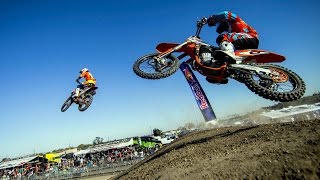 Racing on A Half-mile Supercross Rhythm...