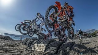 Extreme Enduro Racing on Turkish Beaches - Red...