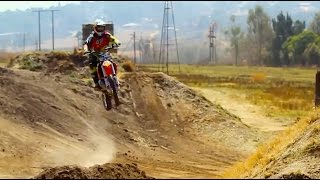 Nick de Wit's backyard freestyle motocross course