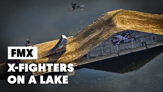 First Ever FLOATING Freestyle Motocross Course...