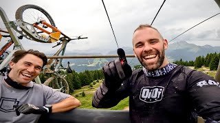 RIDING MTB IN SUPER MORZINE 2022!!! ROADTRIP...