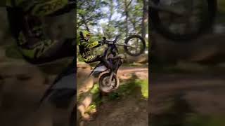 Hard Trials Line on an Enduro Bike