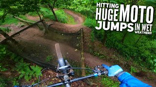 THESE HUGE MOTO JUMPS NEARLY TOOK US OUT!! 