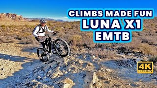 Luna Cycle X1 2,000 Watt Enduro EMTB - Climbs...