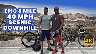 Epic 40+ MPH Downhill on eMTB's at Red Rock...