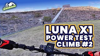 Luna Cycle X1 Enduro - Power Test Climb #2 -...