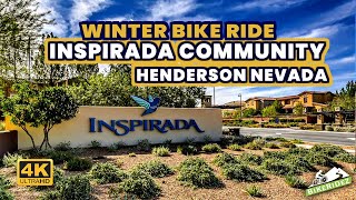 Winter Bike Ride through Inspirada Community...
