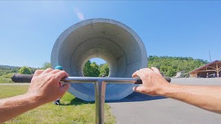 RIDING A FULL PIPE WITH 6 PEOPLE!