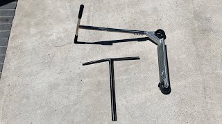 I bent my scooter bars :(